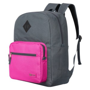 Quest Colourtime Backpack - Dark Grey/Pink
