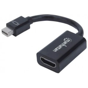 Manhattan Passive Mini DisplayPort to HDMI Adapter - Black