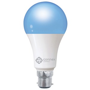 Connex Connect Smart Wi-Fi 10W LED Bulb RGB+W Bayonet