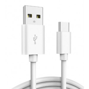 Tuff-Luv USB-A to USB-C Cable - 1M - White (5055205239071)