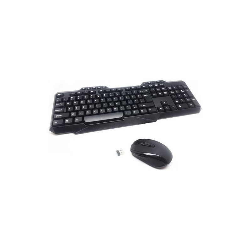 UniQue Wireless USB Multimedia Keyboard and Wireless 5 Button 1000 DPI  Optical Mouse Combo - GeeWiz