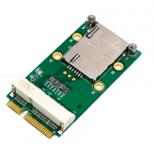 Mini PCI-E Adapter with SIM Card Slot for 3G/4G  WWAN LTE  GPS Card