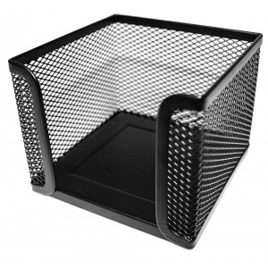 Desk Organizer (Wire Mesh Cube) - Sleek wire mesh design keeps essentials within reach
