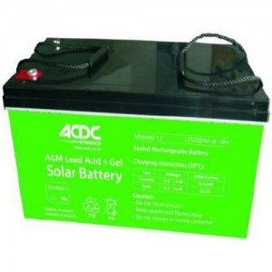ACDC Dynamics 12V 100AH AGM Lead Acid and Gel Solar Battery
