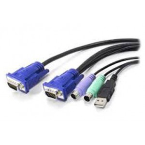 Netix VGA USB and PS2 KVM Cable - 3Metre