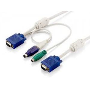 Netix 3M KVM Cable (USB + PS/2) - Simplify Multi-Monitor Workflows