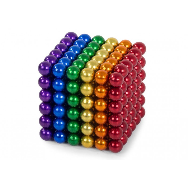 3mm Magnetic Balls - Rainbow (216 Pieces) - GeeWiz