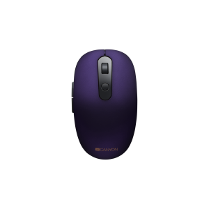 Canyon Slim Wireless Bluetooth Mouse Dual Mode 6 Button - Violet
