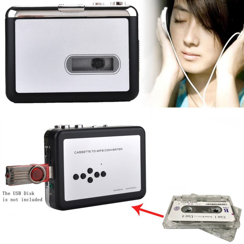 USB Cassette (Tape) to MP3 Converter - Direct to USB NO PC NEEDED (EZCAP  231) - GeeWiz