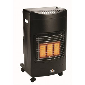Alva 3 Panel Infrared Gas Heater (Large) - Uses 9kg Gas Cylinder (Cylinder Not Included) Retail Box 1 year warranty