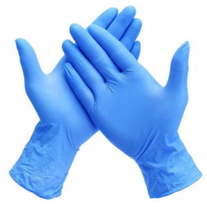 Casey Medtex Examination Powder Free Nitrile Disposable Gloves Box of 100 – Size Large