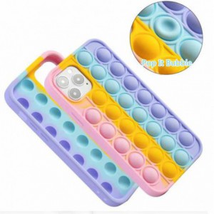 Sceedo Pop It Bubble Iphone 12 Pro Cover - Rainbow