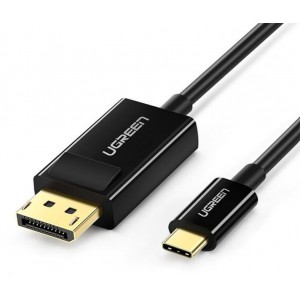 Ugreen USB-C to DisplayPort Male 4K@30Hz 1.5m Cable - Black