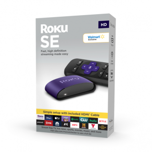 Roku SE 3930S2 HD 1080p Streaming Player with High Speed HDMI Cable
