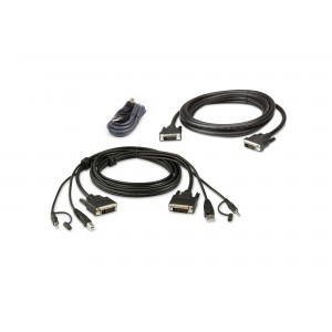 Aten 1.8M USB DVI-D Dual Link Dual Display Secure KVM Cable Kit