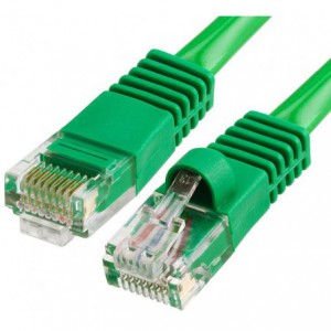 Microworld CAT5E 15m Green Cable