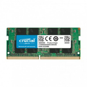Crucial 32GB DDR4 2666 MHz SO-DIMM Dual Ranked Memory Module – Green