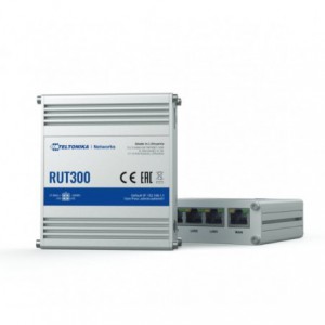 Teltonika Industrial Ethernet Router  1x WAN Port  4x LAN Ports  Compliance with IEEE 802.3/u