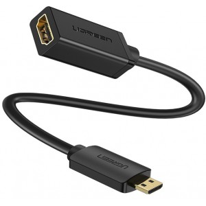 Ugreen Micro HDMI Male to HDMI Female 4K*2K Adapter - Black