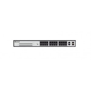 BDCOM - 370W - 26-Port 10/100 POE Switch (24 POE ports  2 x 1000Mbps Combo ports)