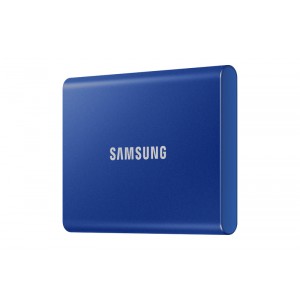 Samsung - T7 1TB Portable Solid State Drive - Indigo Blue