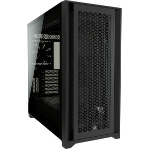 Corsair - 5000D Airflow Tempered Glass Mid-Tower ATX Chassis - Black