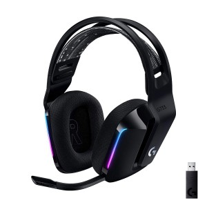 Logitech G733 Lightspeed Wireless Gaming Headset with LIGHTSYNC RGB - Black