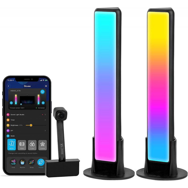Govee Smart RGBIC LED Light Bars with Camera - Alexa/Google Home enabled -  GeeWiz