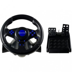Microworld VW-X9s Steering Wheel (PS4/PS3/Xbox) - Multi-Platform Racing Fun