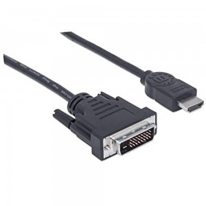 Manhattan 372503 Black 1.8 m HDMI Cable