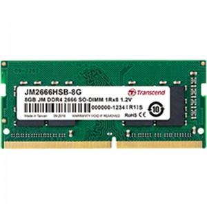 Transcend JetRam 16GB 2x8GB Kit DDR4 2666MHz CL19 SO-DIMM Memory Module