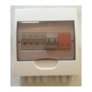 Acconet 250V Protection Box 2 Inputs 1 Outputs 50A Isolator 10A Fuses