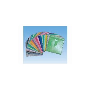 PPD-2P Plastic Cd Sleeves - 100 Pack - mixed colours