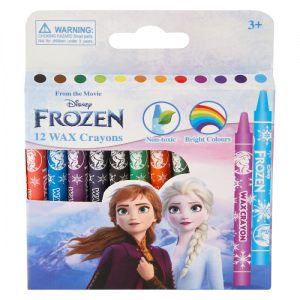 Frozen 12 Wax Crayons - Multi-Colour