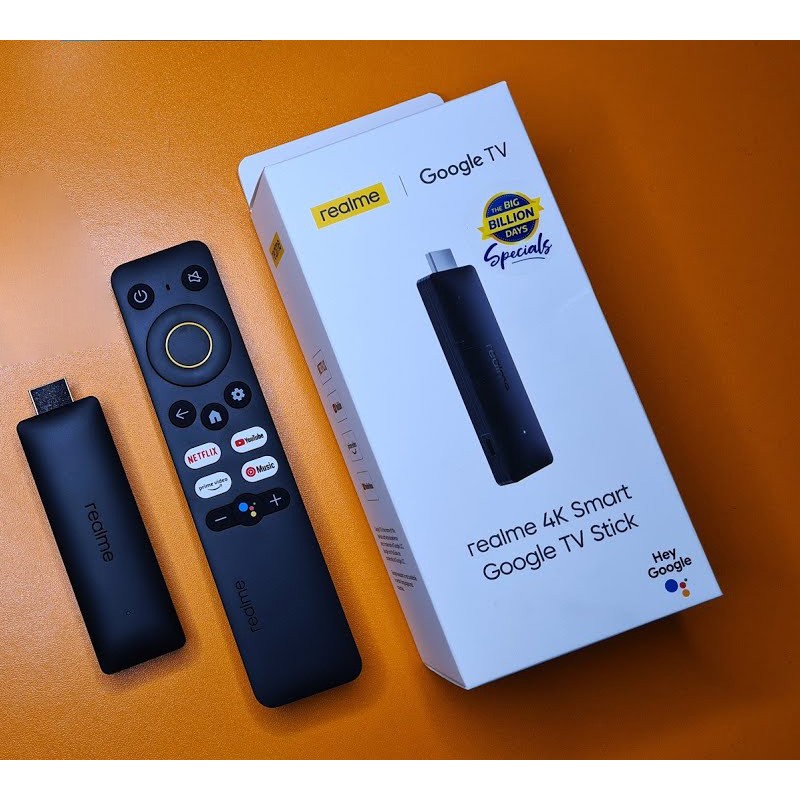 Realme 4K Smart Google TV Streaming Stick (with voice control remote) -  GeeWiz