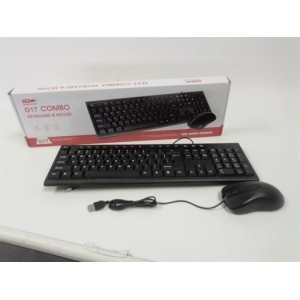 UniQue G17 Desktop Wired USB 104 Keys Standard Keyboard and Mouse Combo