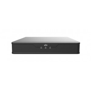 UNV - Ultra H.265 - 8 Channel NVR with 1 Hard Drive Slot and 8 PoE Ports - EASY Series