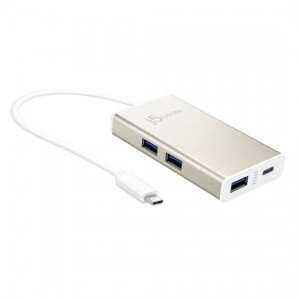 J5 Create JCH346 USB-C 4-Port Hub with Power Delivery