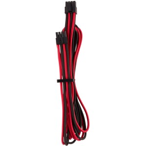 Corsair - Premium Individually Sleeved EPS12V/ATX12V Cables Type 4 Gen 4 - Red/Black