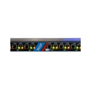 Micro Instruments - 8 Channel Gigabit POE Injector with a Remote Management Ethernet Port