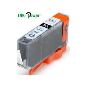 Inkpower CC-521BK Generic for Canon Ink C521BK - Black Inkjet Cartridge