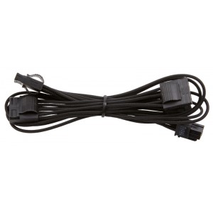 Corsair - Individually Sleeved Type 4 PSU Cables  4 Pin Peripheral - Black