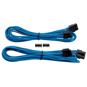 Corsair - Individually Sleeved Type 4 PSU Cables EPS ATX 12v - Blue