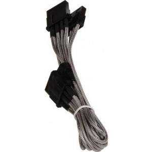 BitFenix Alchemy Multisleeved (12) Cable 60cm - Silver