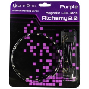 BitFenix Alchemy 2.0 30 LED 60cm Magnetic LED Strips - Purple