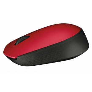Logitech M171 Wireless Mouse - Black/Red