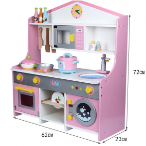 Kids Wooden Toy Kitchen