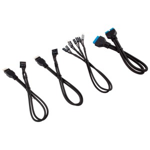 Corsair Premium Individually Sleeved PSU Cables Pro Kit Type 4 Gen 4 - Black