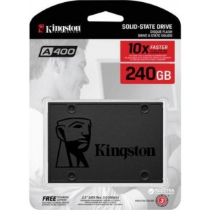 Kingston Technology - A400 SSD 240GB Serial ATA III 2.5 inch TLC Solid State Drive
