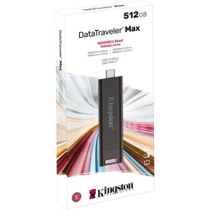 Kingston Technology - 512GB DataTraveler Max - USB 3.2 Gen 2 Flash Drive